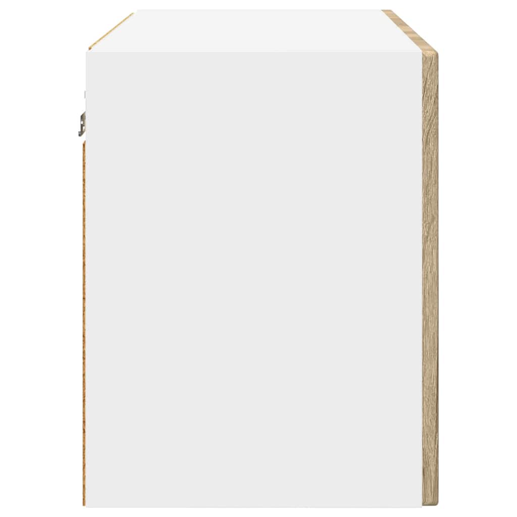 vidaXL Küchenschrank 2 pcs Sonoma-Eiche 60 x 31 x 40 cm Holzwerkstoff