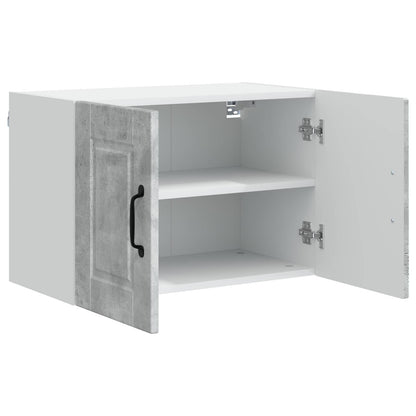 vidaXL Küchenschrank mit Tür Beton Grau 60 x 31 x 40 cm Holzwerkstoff