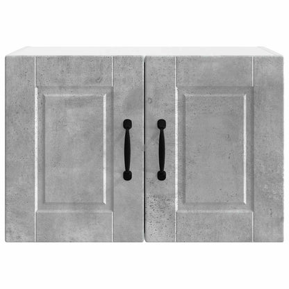 vidaXL Küchenschrank mit Tür Beton Grau 60 x 31 x 40 cm Holzwerkstoff
