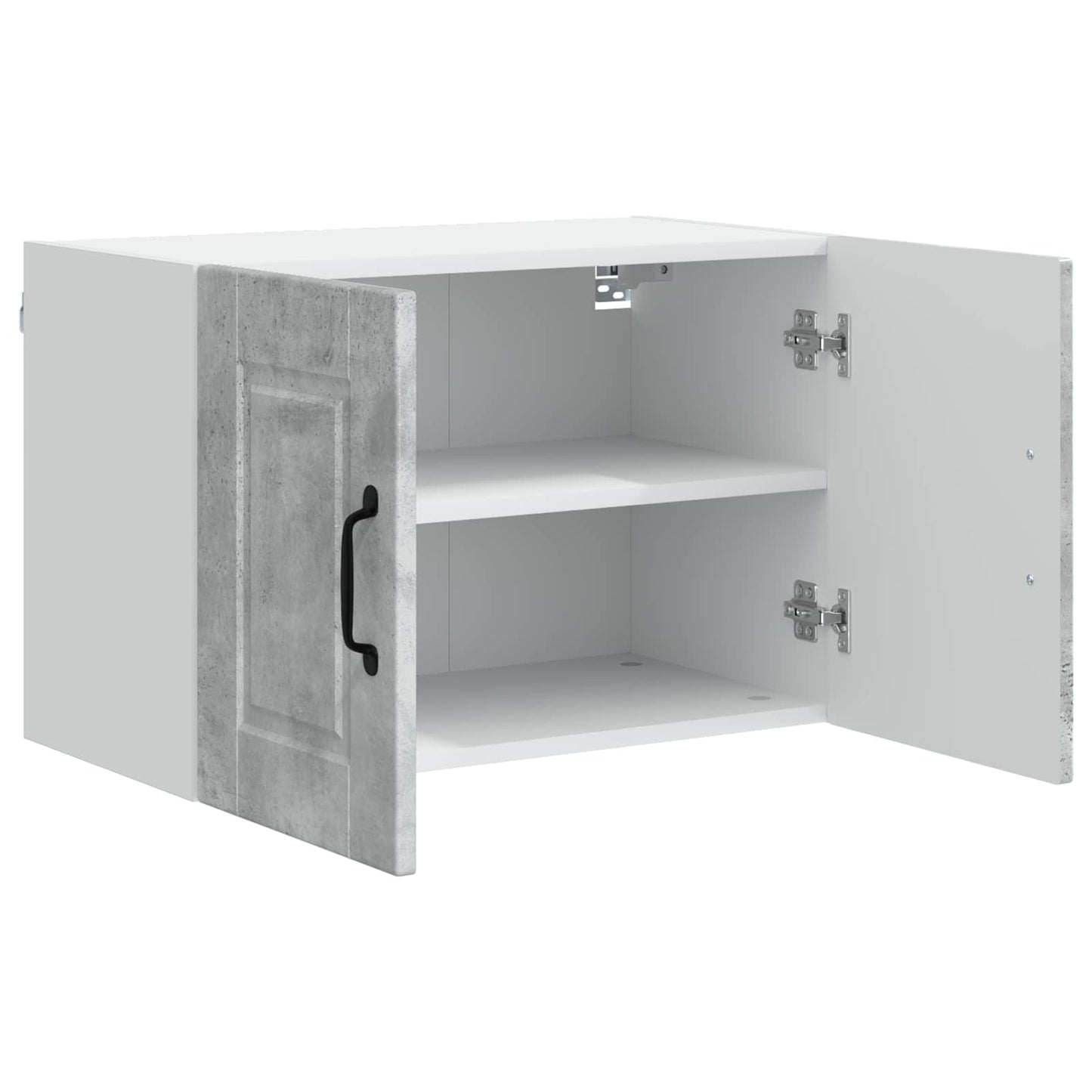 vidaXL Küchenschrank 2 pcs Beton Grau 60 x 31 x 40 cm Holzwerkstoff