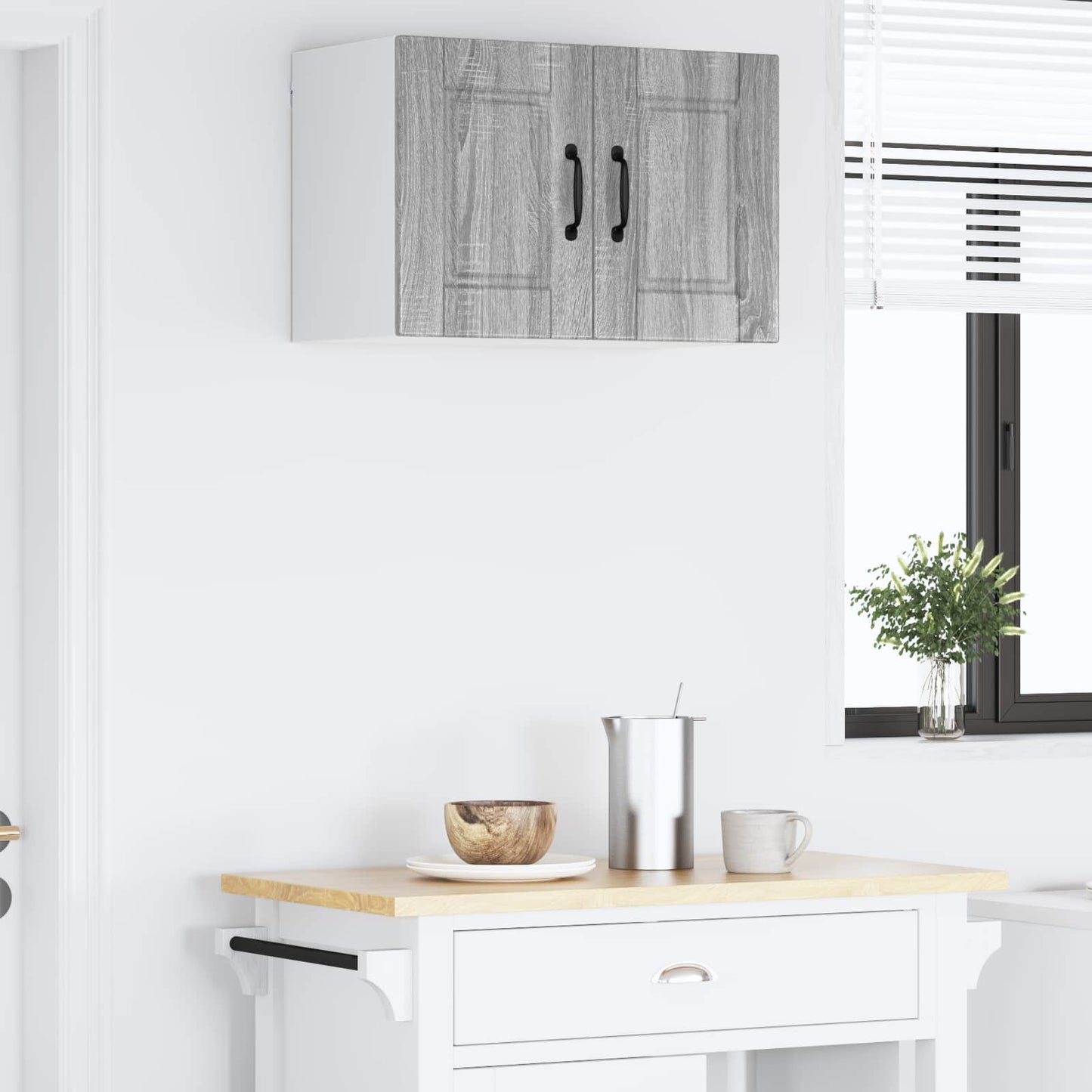 vidaXL Küchenschrank Graues Sonoma 60 x 31 x 40 cm Holzwerkstoff