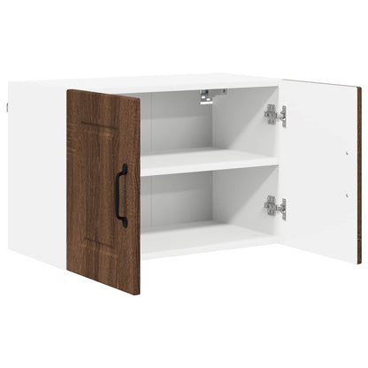 vidaXL Küchenschrank mit Tür 2 pcs Braun Eichen-Optik 60 x 31 x 40 cm