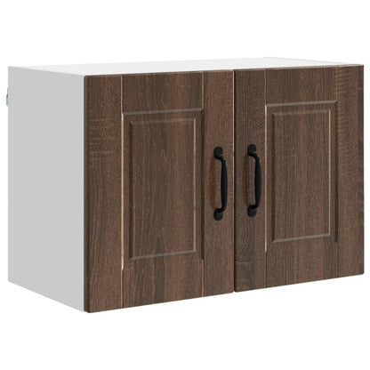 vidaXL Küchenschrank mit Tür 2 pcs Braun Eichen-Optik 60 x 31 x 40 cm