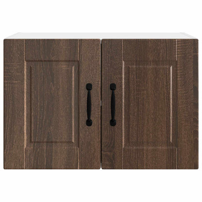 vidaXL Küchenschrank mit Tür 2 pcs Braun Eichen-Optik 60 x 31 x 40 cm