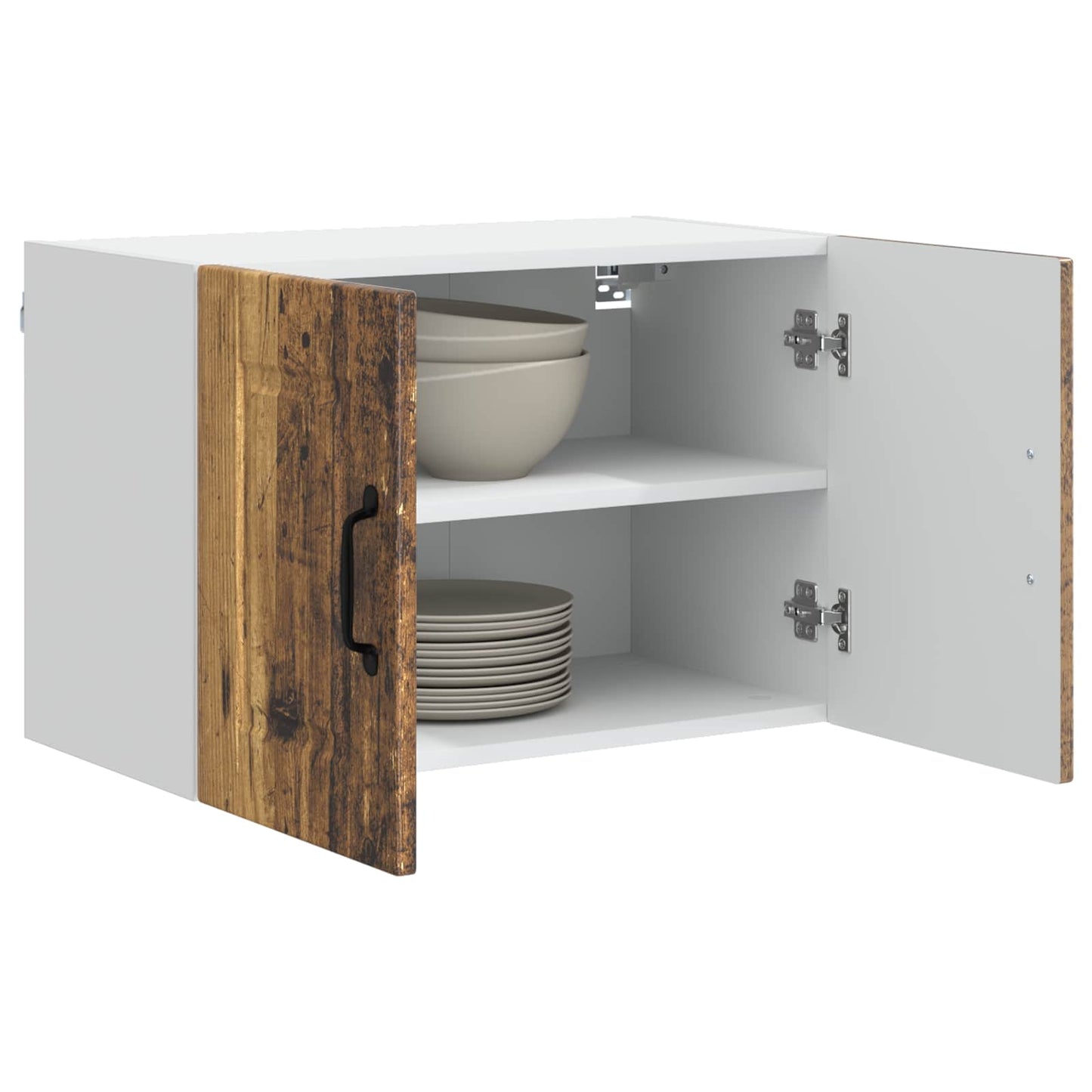 vidaXL Küchenschrank mit Regal Altholz 60 x 31 x 40 cm Holzwerkstoff