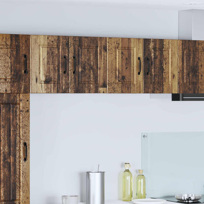 vidaXL Küchenschrank 2 pcs Altholz 60 x 31 x 40 cm Holzwerkstoff