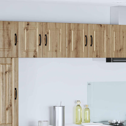 vidaXL Küchenschrank 2 pcs Artisan-Eiche 60 x 31 x 40 cm Holzwerkstoff
