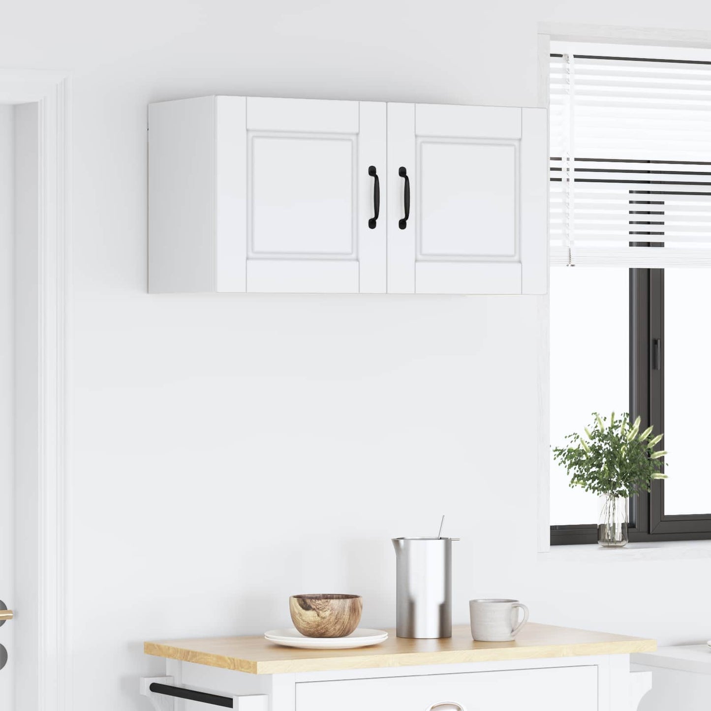 vidaXL Küchenschrank mit Regal Weiß 80 x 31 x 40 cm Holzwerkstoff