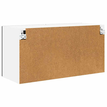 vidaXL Küchenschrank mit Regal Schwarz 80 x 31 x 40 cm Holzwerkstoff
