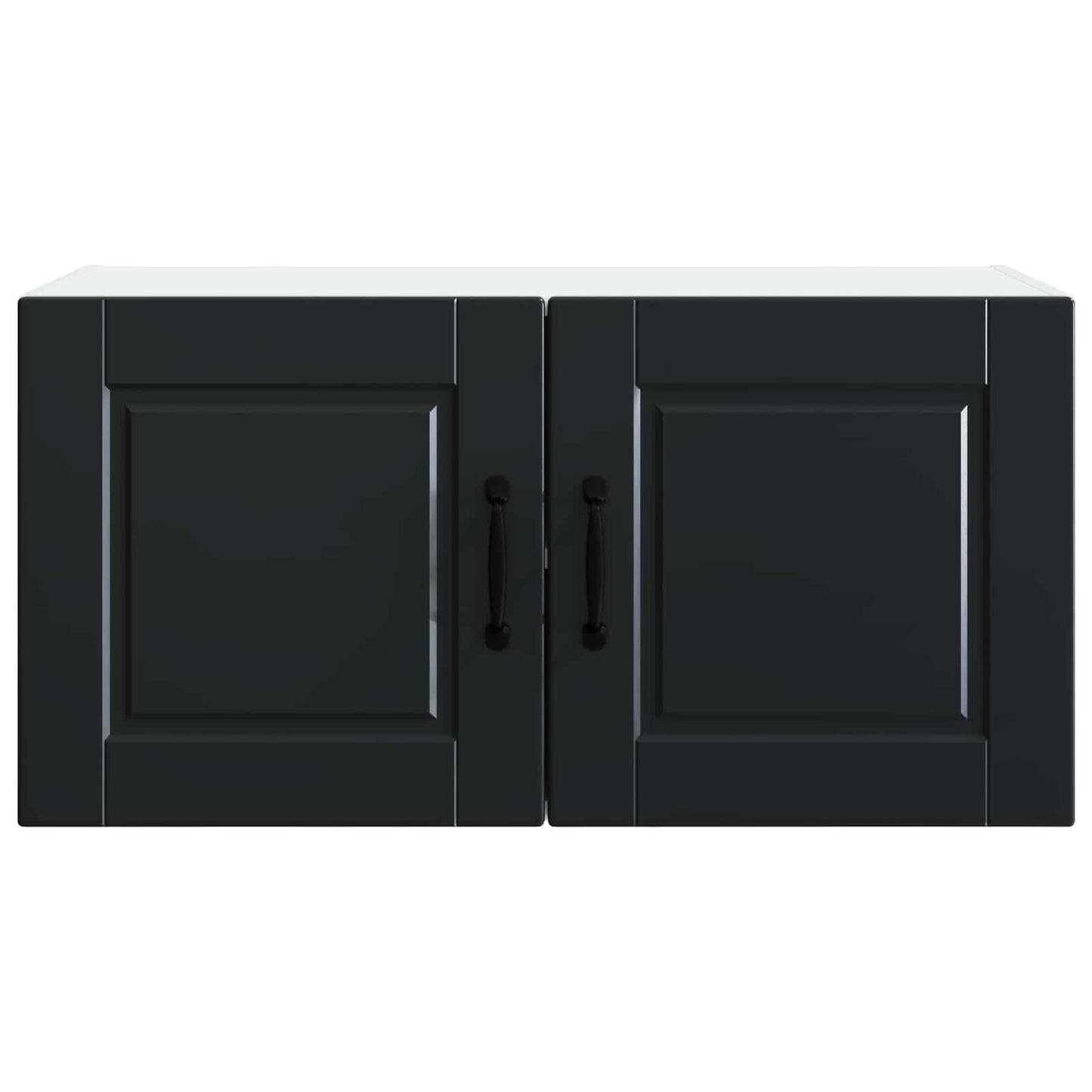 vidaXL Küchenschrank mit Regal Schwarz 80 x 31 x 40 cm Holzwerkstoff