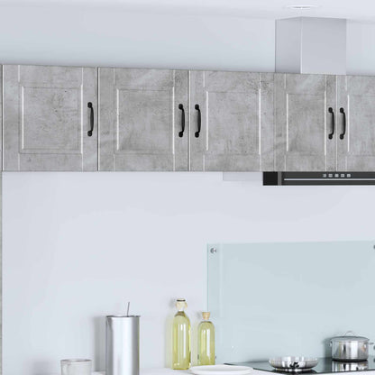 vidaXL Küchenschrank mit Tür Beton Grau 80 x 31 x 40 cm Holzwerkstoff