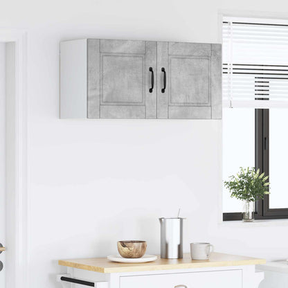 vidaXL Küchenschrank mit Tür Beton Grau 80 x 31 x 40 cm Holzwerkstoff