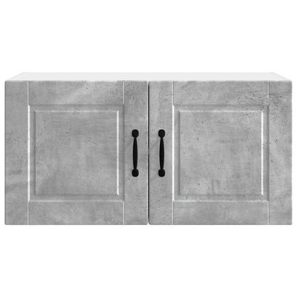 vidaXL Küchenschrank mit Tür Beton Grau 80 x 31 x 40 cm Holzwerkstoff