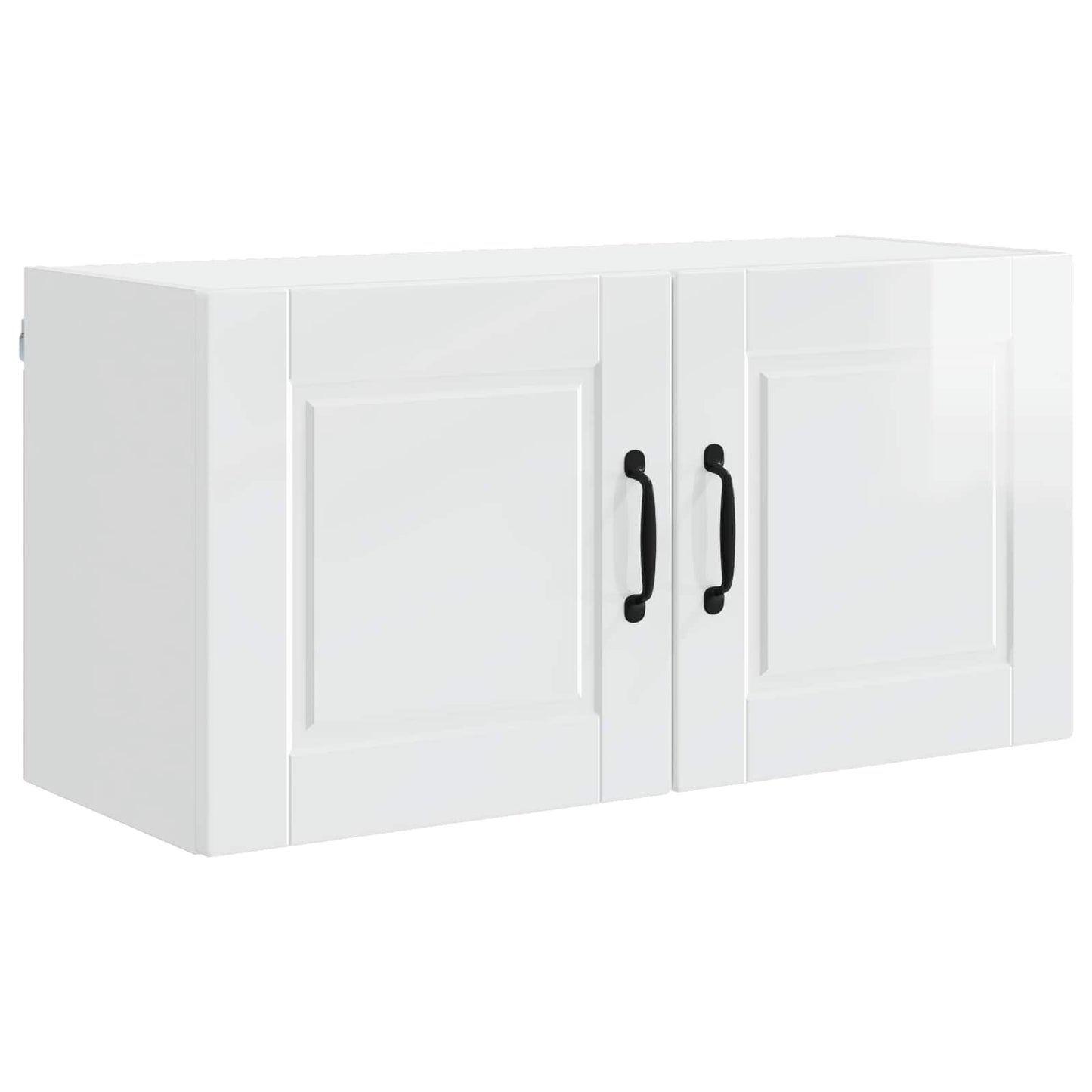 vidaXL Küchenschrank Hochglanz Weiß 80 x 31 x 40 cm Holzwerkstoff
