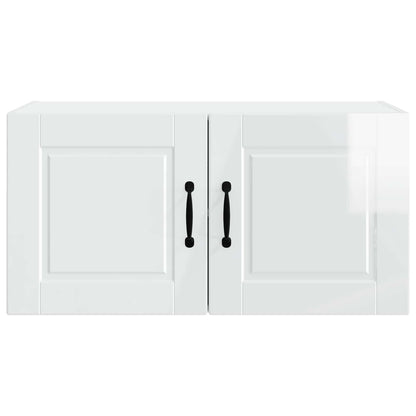 vidaXL Küchenschrank Hochglanz Weiß 80 x 31 x 40 cm Holzwerkstoff