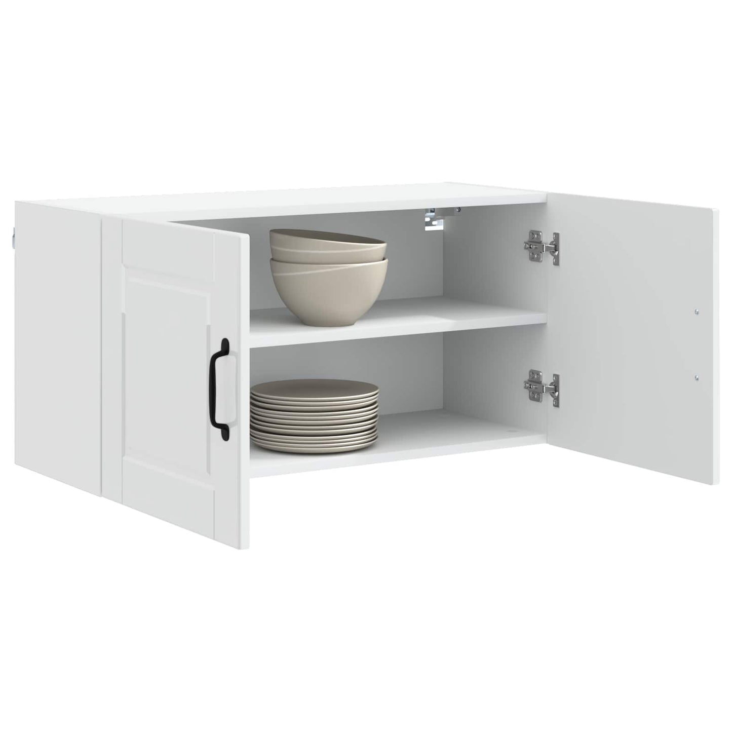 vidaXL Küchenschrank Hochglanz Weiß 80 x 31 x 40 cm Holzwerkstoff