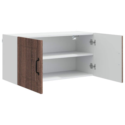 Küchenschrank Braun Eichen-Optik 80 x 31 x 40 cm Holzwerkstoff