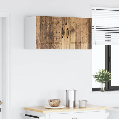 vidaXL Küchenschrank mit Regal Altholz 80 x 31 x 40 cm Holzwerkstoff