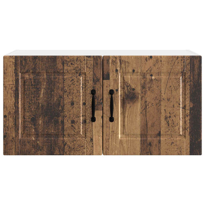 vidaXL Küchenschrank mit Regal Altholz 80 x 31 x 40 cm Holzwerkstoff