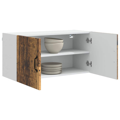 vidaXL Küchenschrank mit Regal Altholz 80 x 31 x 40 cm Holzwerkstoff