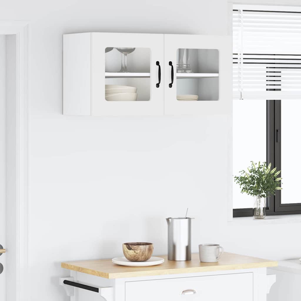 vidaXL Küchenschrank mit Regal Weiß 80 x 31 x 40 cm Holzwerkstoff