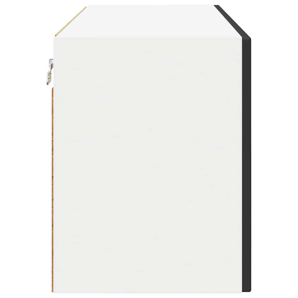 vidaXL Küchenschrank mit Regal Schwarz 80 x 31 x 40 cm Holzwerkstoff
