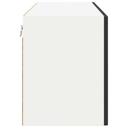 vidaXL Küchenschrank mit Regal Schwarz 80 x 31 x 40 cm Holzwerkstoff