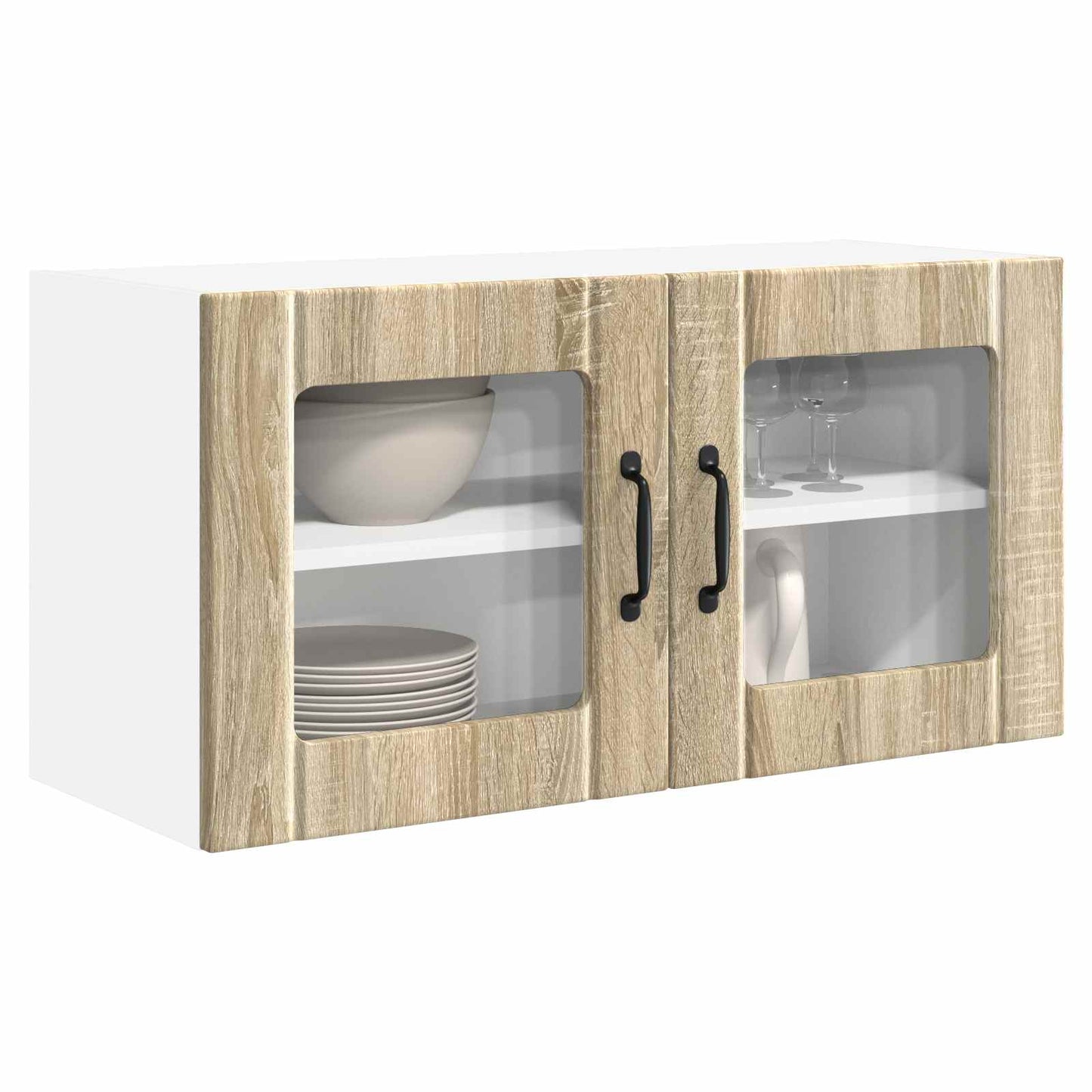 vidaXL Küchenschrank Sonoma-Eiche 80 x 31 x 40 cm Holzwerkstoff