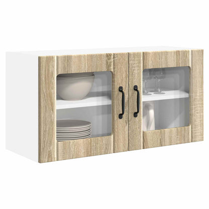 vidaXL Küchenschrank Sonoma-Eiche 80 x 31 x 40 cm Holzwerkstoff
