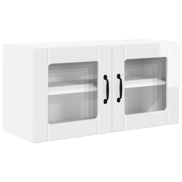 vidaXL Küchenschrank Hochglanz Weiß 80 x 31 x 40 cm Holzwerkstoff