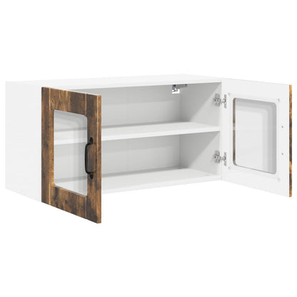 vidaXL Küchenschrank Geräucherte Eiche 80 x 31 x 40 cm Holzwerkstoff