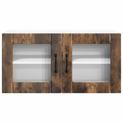 vidaXL Küchenschrank Geräucherte Eiche 80 x 31 x 40 cm Holzwerkstoff