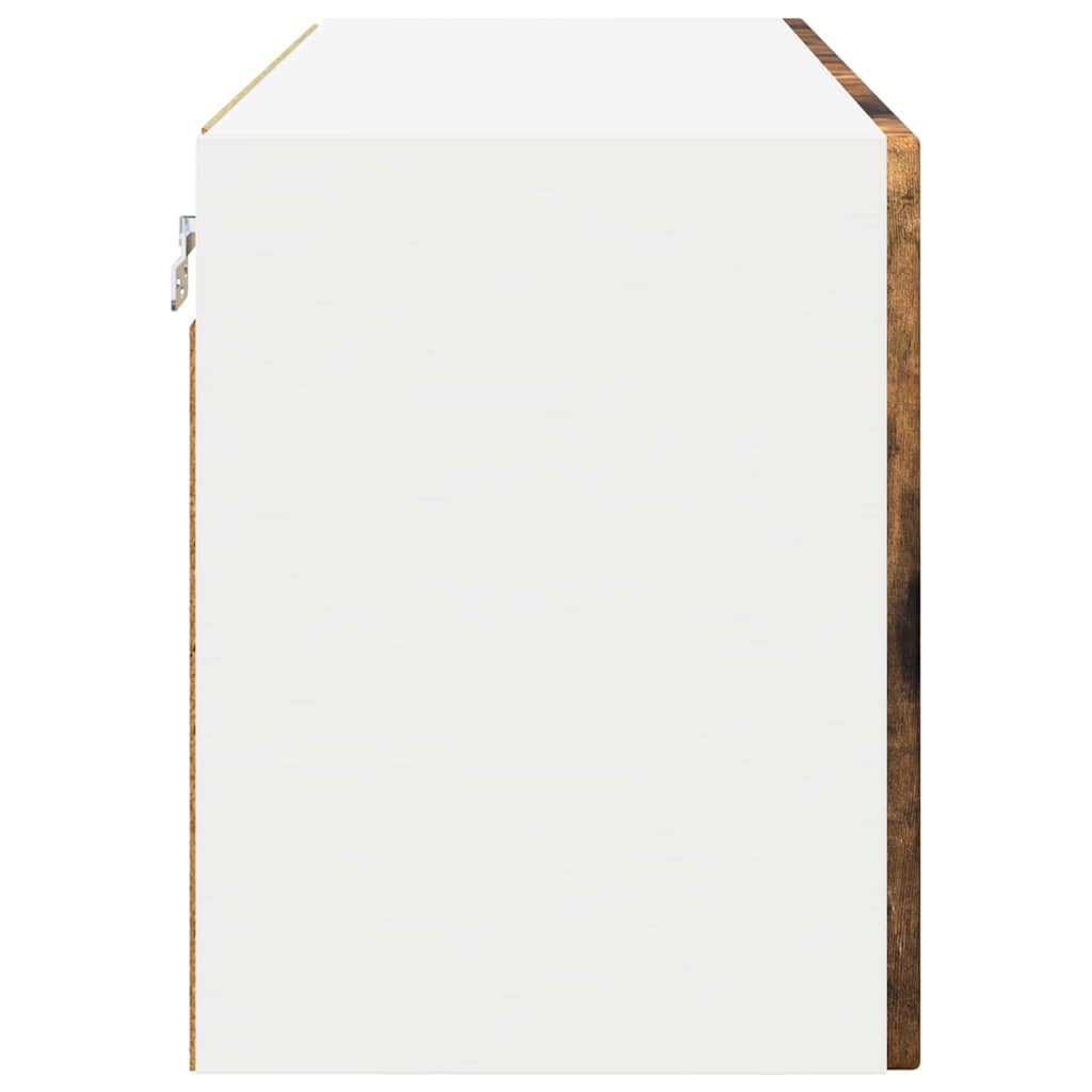 vidaXL Küchenschrank Geräucherte Eiche 80 x 31 x 40 cm Holzwerkstoff