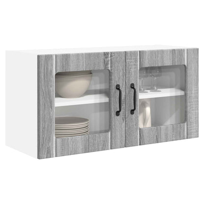 vidaXL Küchenschrank Graues Sonoma 80 x 31 x 40 cm Holzwerkstoff