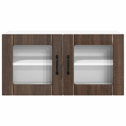 Küchenschrank Braun Eichen-Optik 80 x 31 x 40 cm Holzwerkstoff