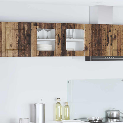 vidaXL Küchenschrank mit Regal Altholz 80 x 31 x 40 cm Holzwerkstoff