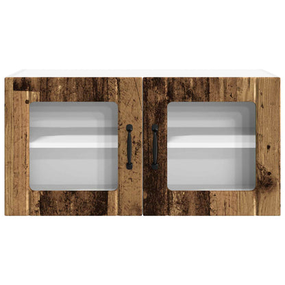 vidaXL Küchenschrank mit Regal Altholz 80 x 31 x 40 cm Holzwerkstoff