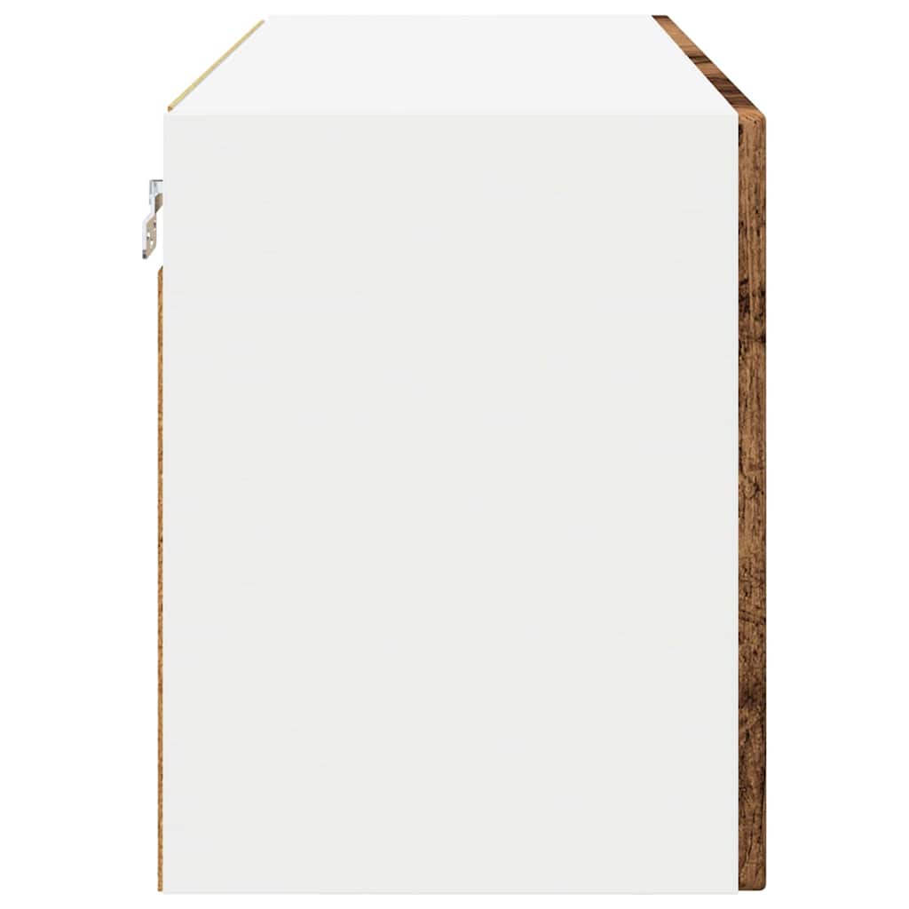 vidaXL Küchenschrank mit Regal Altholz 80 x 31 x 40 cm Holzwerkstoff