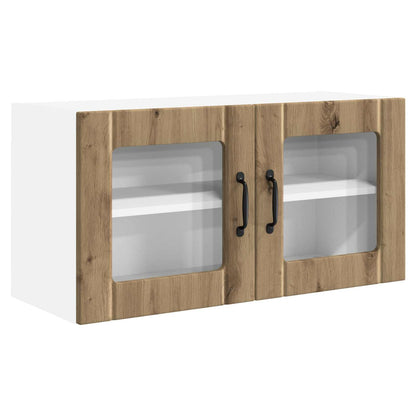 vidaXL Küchenschrank Artisan-Eiche 80 x 31 x 40 cm Holzwerkstoff