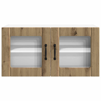 vidaXL Küchenschrank Artisan-Eiche 80 x 31 x 40 cm Holzwerkstoff