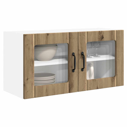 vidaXL Küchenschrank Artisan-Eiche 80 x 31 x 40 cm Holzwerkstoff