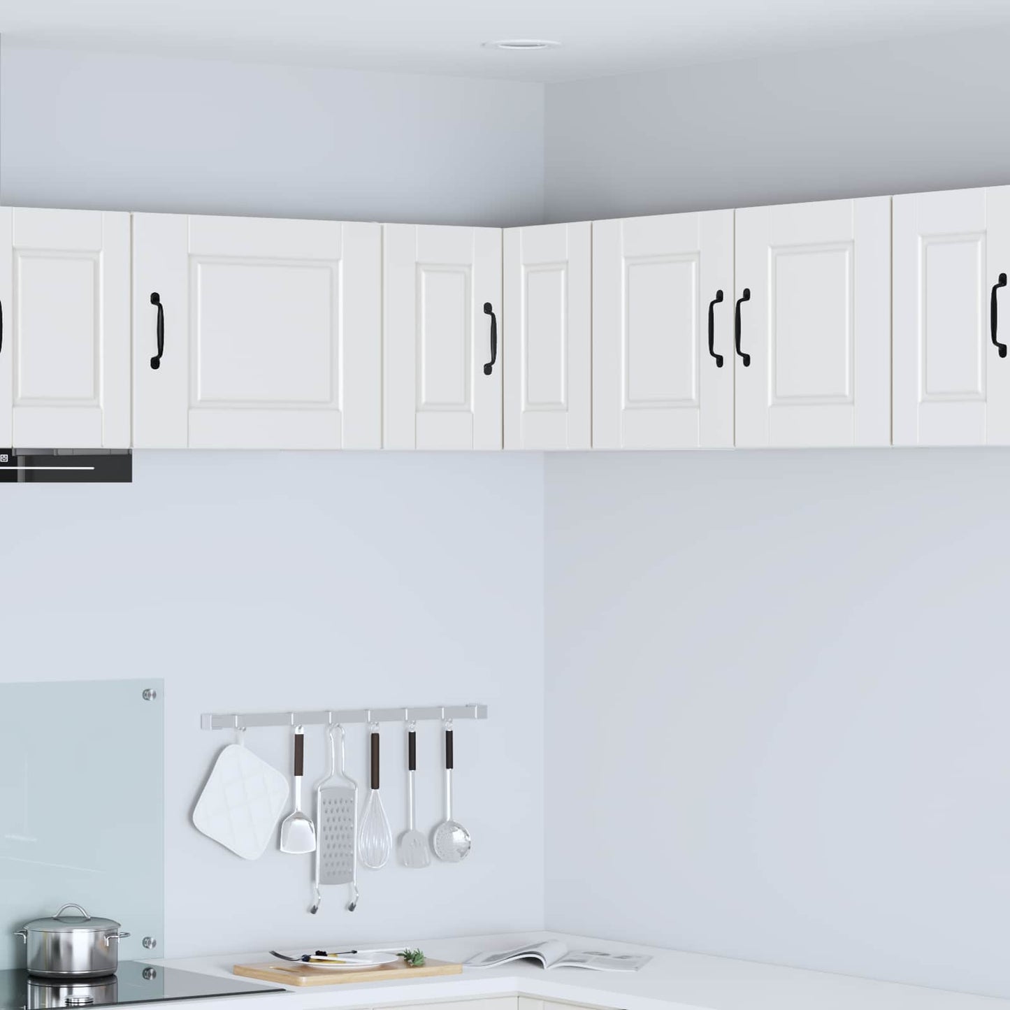 vidaXL Küchenschrank mit Regal Weiß 57 x 57 x 40 cm Holzwerkstoff