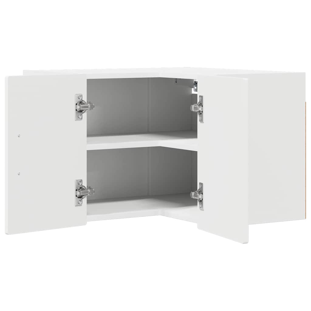 vidaXL Küchenschrank mit Regal Weiß 57 x 57 x 40 cm Holzwerkstoff