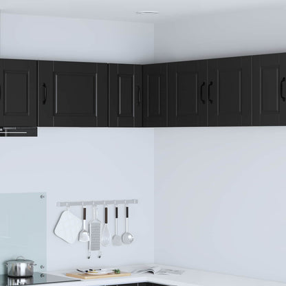 vidaXL Küchenschrank mit Regal Schwarz 57 x 57 x 40 cm Holzwerkstoff