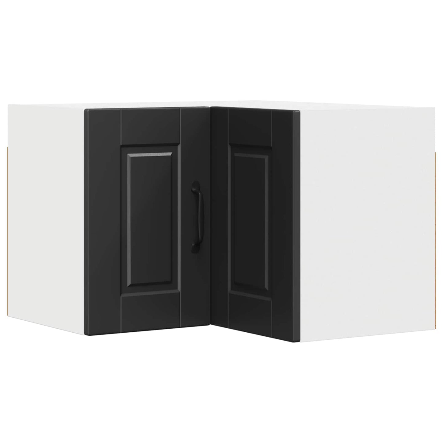 vidaXL Küchenschrank mit Regal Schwarz 57 x 57 x 40 cm Holzwerkstoff