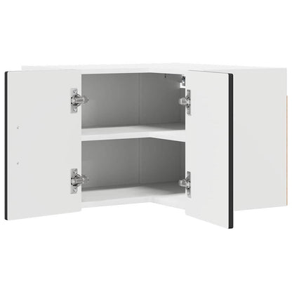 vidaXL Küchenschrank mit Regal Schwarz 57 x 57 x 40 cm Holzwerkstoff