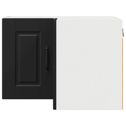 vidaXL Küchenschrank mit Regal Schwarz 57 x 57 x 40 cm Holzwerkstoff