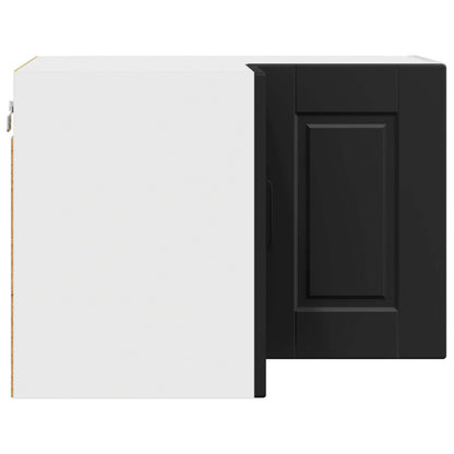 vidaXL Küchenschrank mit Regal Schwarz 57 x 57 x 40 cm Holzwerkstoff