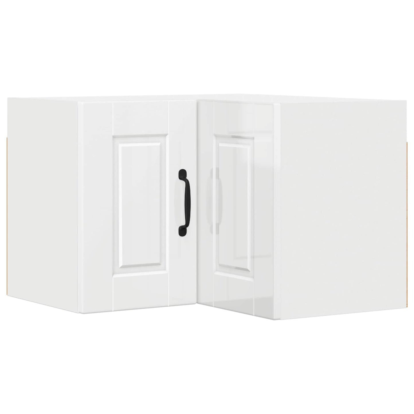 vidaXL Küchenschrank Hochglanz Weiß 57 x 57 x 40 cm Holzwerkstoff