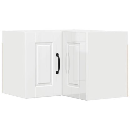 vidaXL Küchenschrank Hochglanz Weiß 57 x 57 x 40 cm Holzwerkstoff
